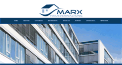 Desktop Screenshot of marx-hausverwaltung.de